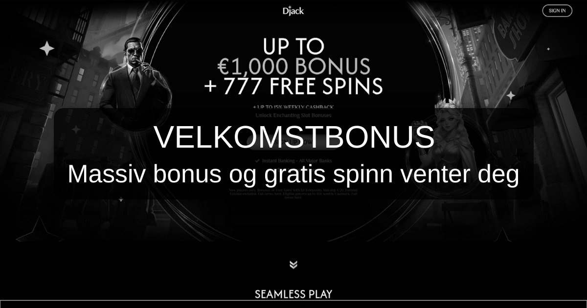 Djack Casino for Norge